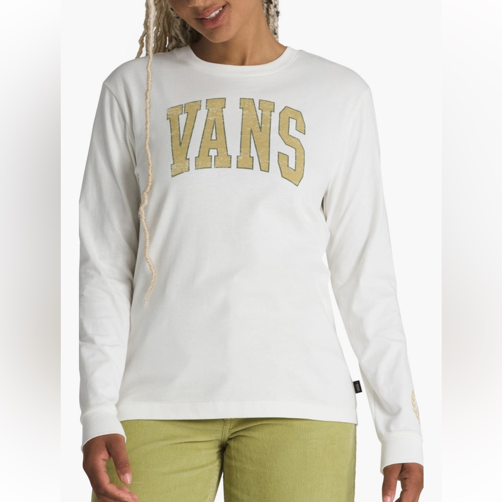 Vans Crest Logo Long Sleeve T-Shirt